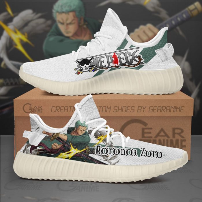 Roronoa Zoro Shoes One Piece Custom Anime Sneakers TT10 Men / US6 Official One Piece Merch