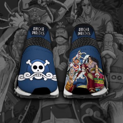 Roger Pirates Shoes One Piece Custom Anime Shoes TT12 Men / US6 Official One Piece Merch