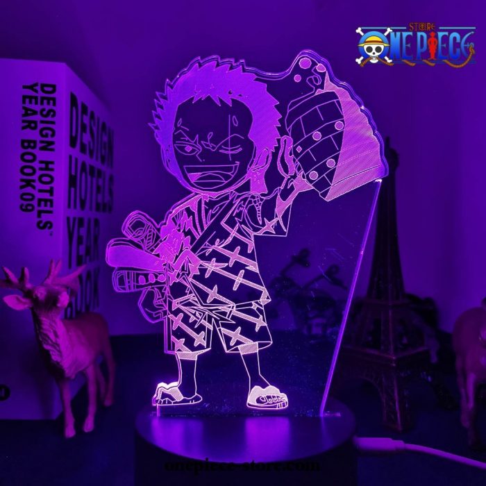 Cute Roronoa Zoro One Piece Figure Led Lamp