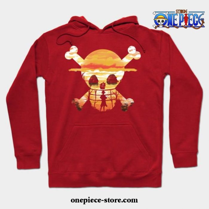 Straw Hat Crew Hoodie Red / S