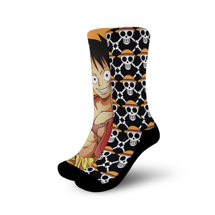 Monkey D. Luffy Socks One Piece Custom Anime Socks