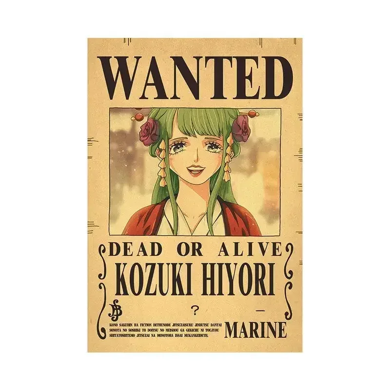 Anime One Piece Luffy 3 Billion Bounty Wanted Posters Four Emperors Kid Action Figures Vintage Wall 26 - One Piece Store