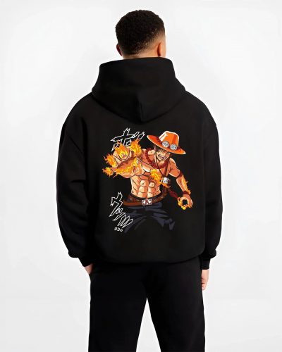 ACEFLM B.black hoodie male back view 04b34029 f8ea 456e 8d34 640fb0d310bd - One Piece Store
