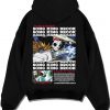 BRKONE A.black hoodie flat back design - One Piece Store