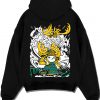 CHPP02 A.black hoodie flat back design - One Piece Store