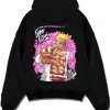 DOFVLN A.black hoodie flat back design - One Piece Store