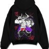 KAIDOBK A.black hoodie flat back design - One Piece Store